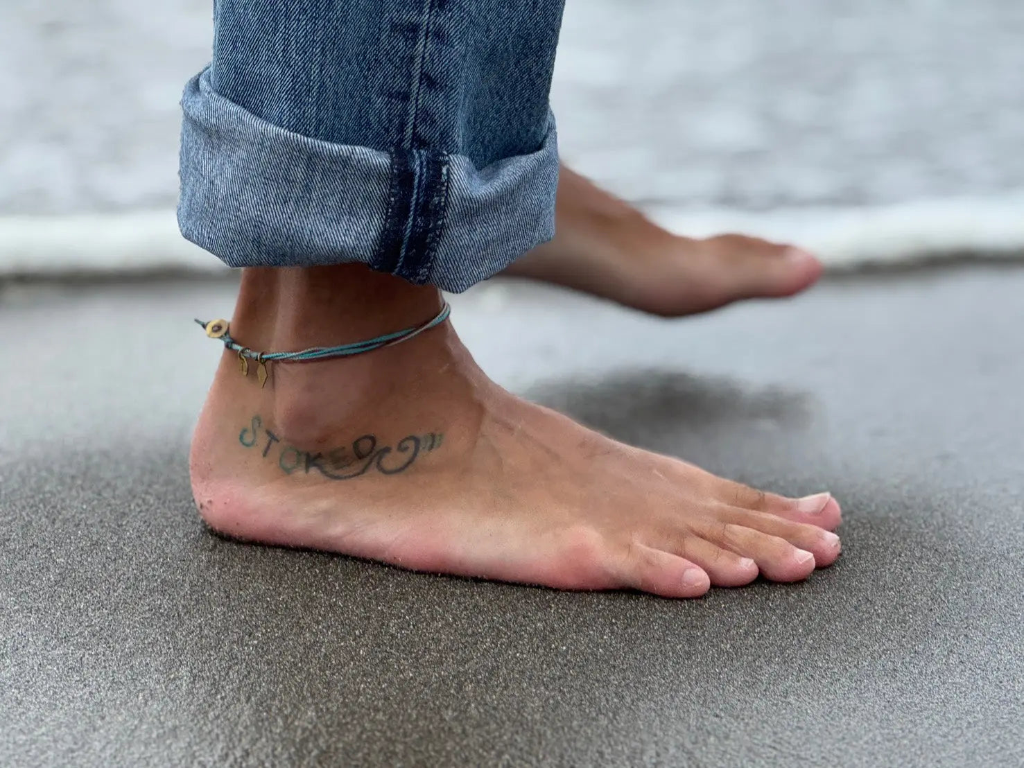 【アンクレット】Summer Wax Cord Anklet Sweet Spot